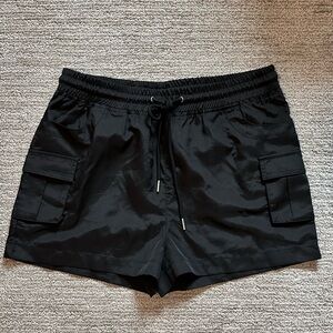 Esome Black Cargo Shorts
